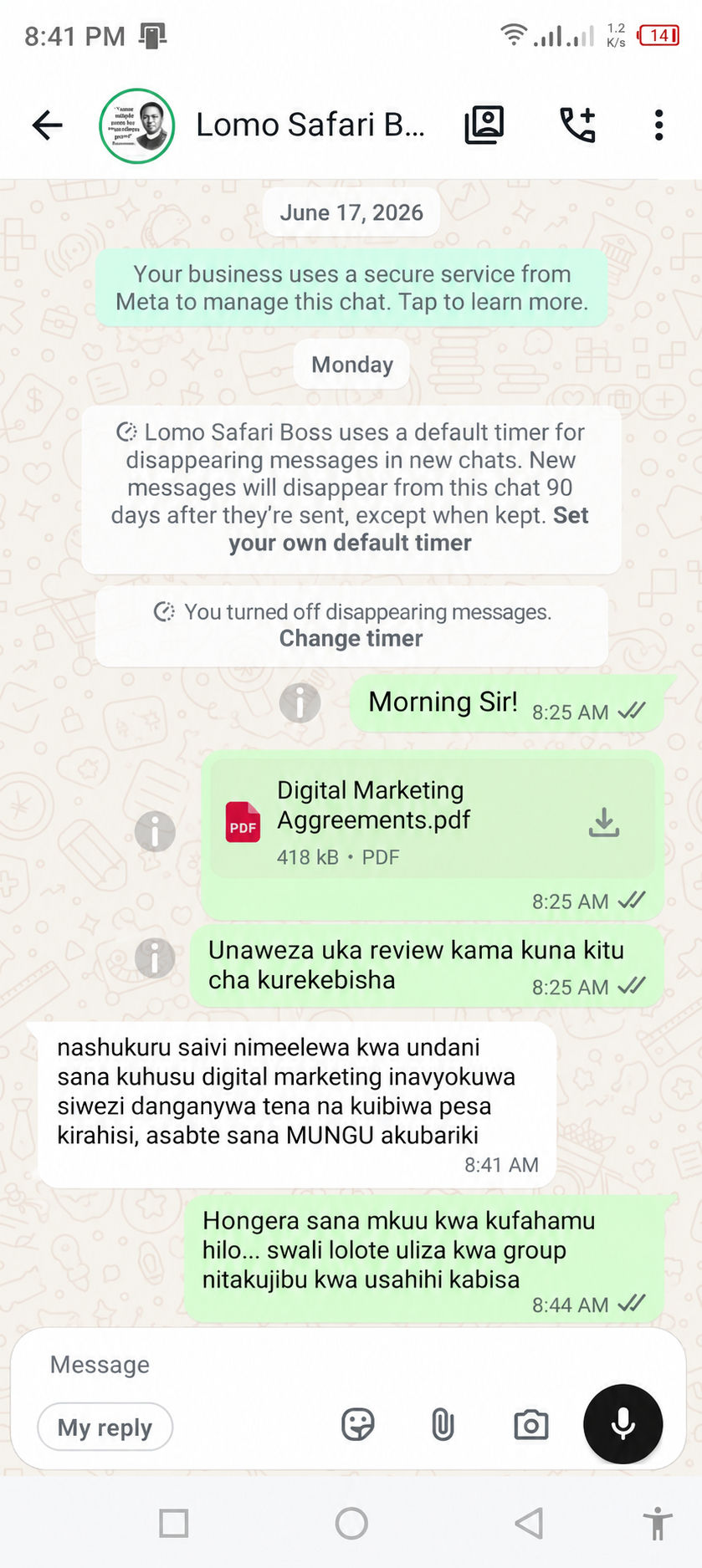 Ushuhuda wa Tour Guide 3 baada ya kutumia mfumo